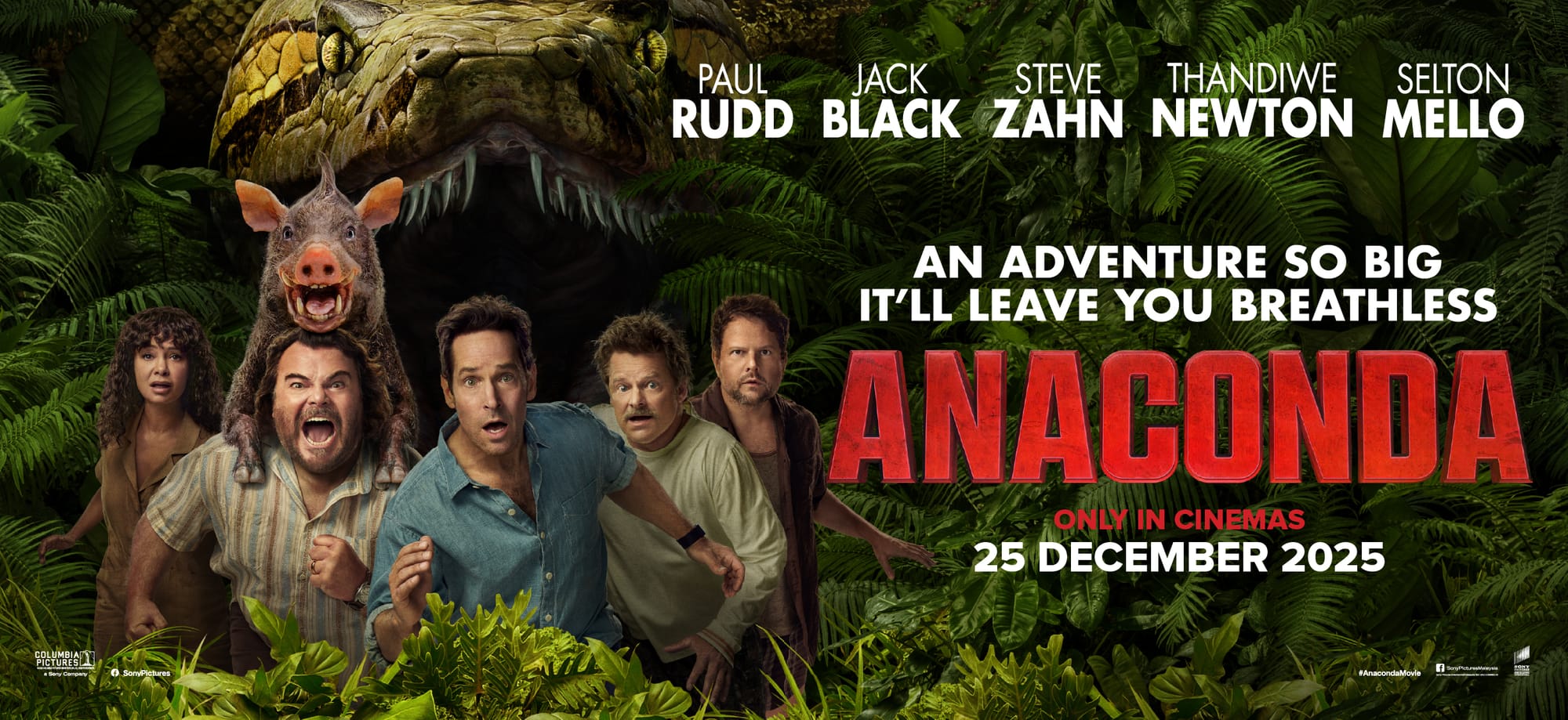 Trauma Filem 'Anaconda' 90-an Menjadi Hiburan Paling Kelakar Brutal Tahun 2025