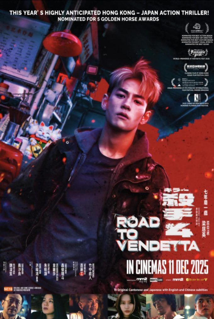 Filem Aksi Pantas-Tajam 'Road To Vendetta' Menyelami Dunia Gelap Pembunuh Upahan