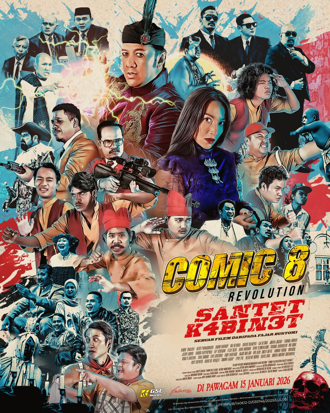 Riuhnya Chaos 'Comic 8 Revolution: Santet K4bin3t' Ledakan Tawa, Sihir Dan Satira Tanpa Henti