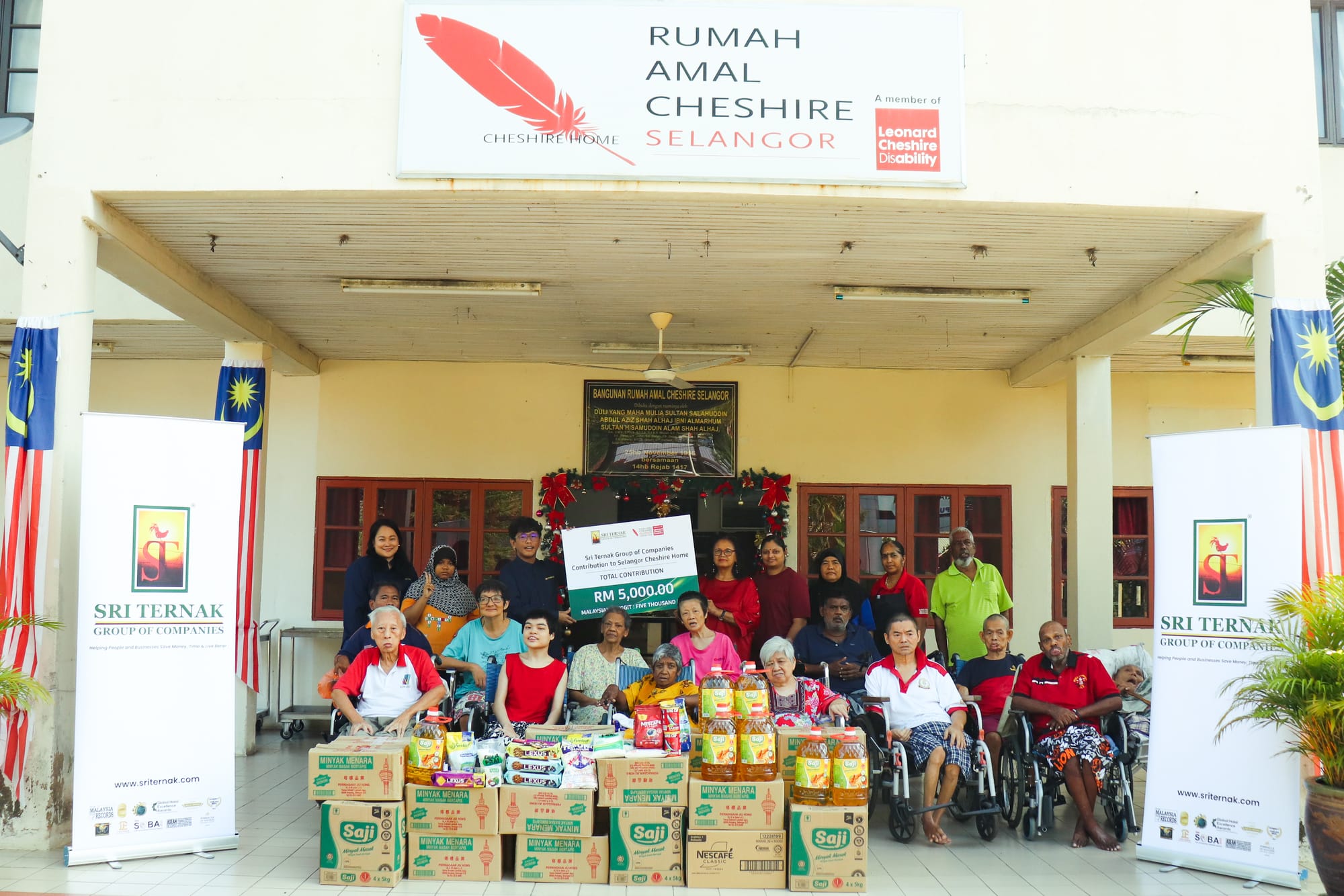 Sri Ternak Perkasa Kebajikan Komuniti Melalui Bantuan SARA Kepada Rumah Amal Cheshire Selangor