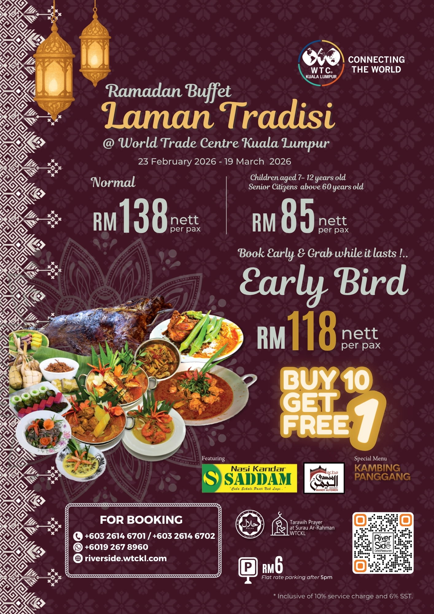 Menghirup Aroma Kenangan Dan Keindahan Ramadan Di 'Laman Tradisi' WTCKL 2026