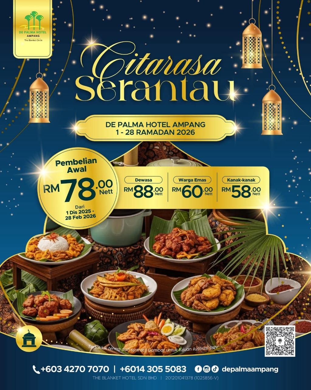Rasa Tradisi 'Citarasa Serantau' Bertemu Sentuhan Kontemporari Di De Palma Hotel Ampang