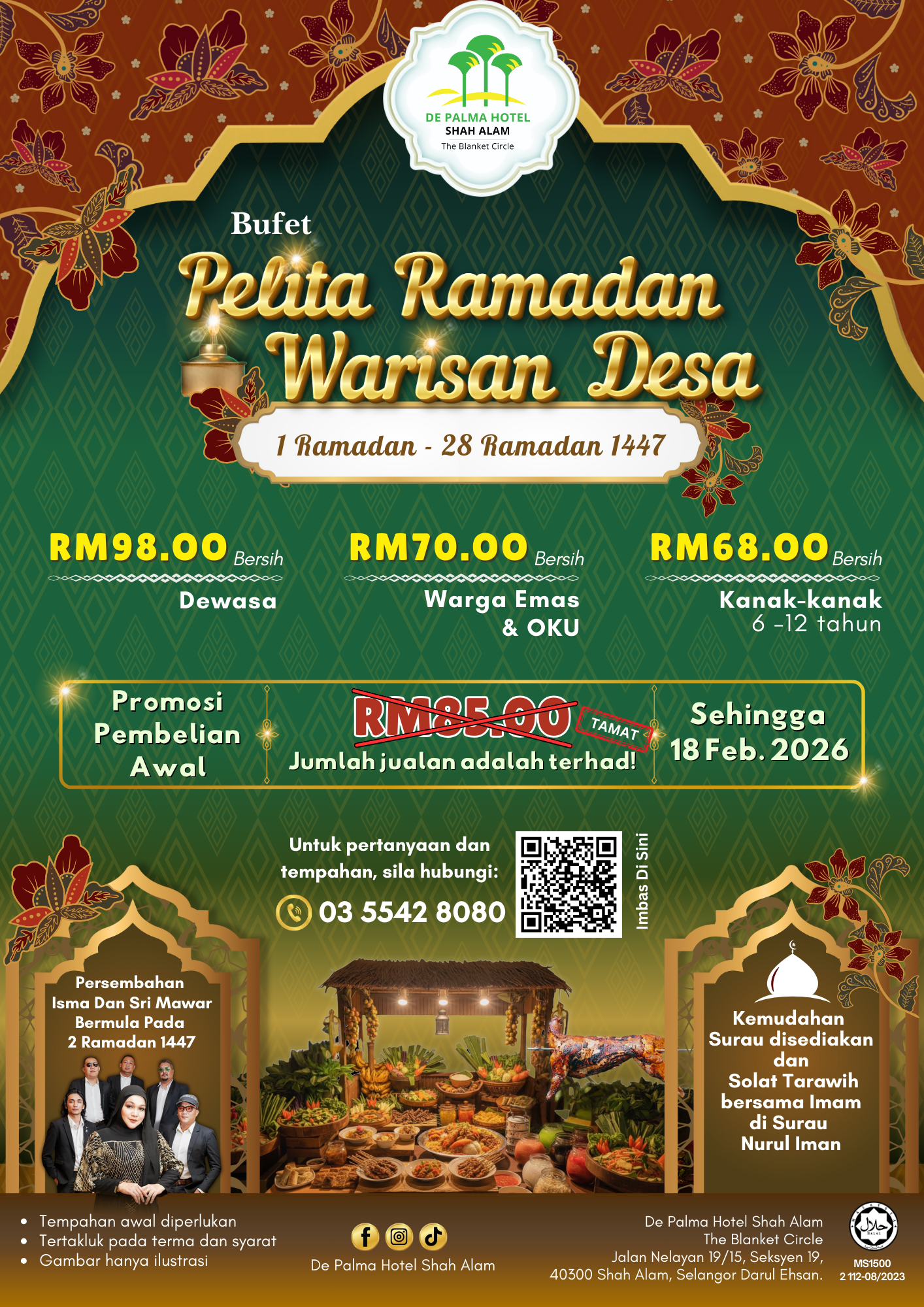 Pelita Ramadan Warisan Desa 2026: Berbuka Citarasa Kampung di De Palma Shah Alam