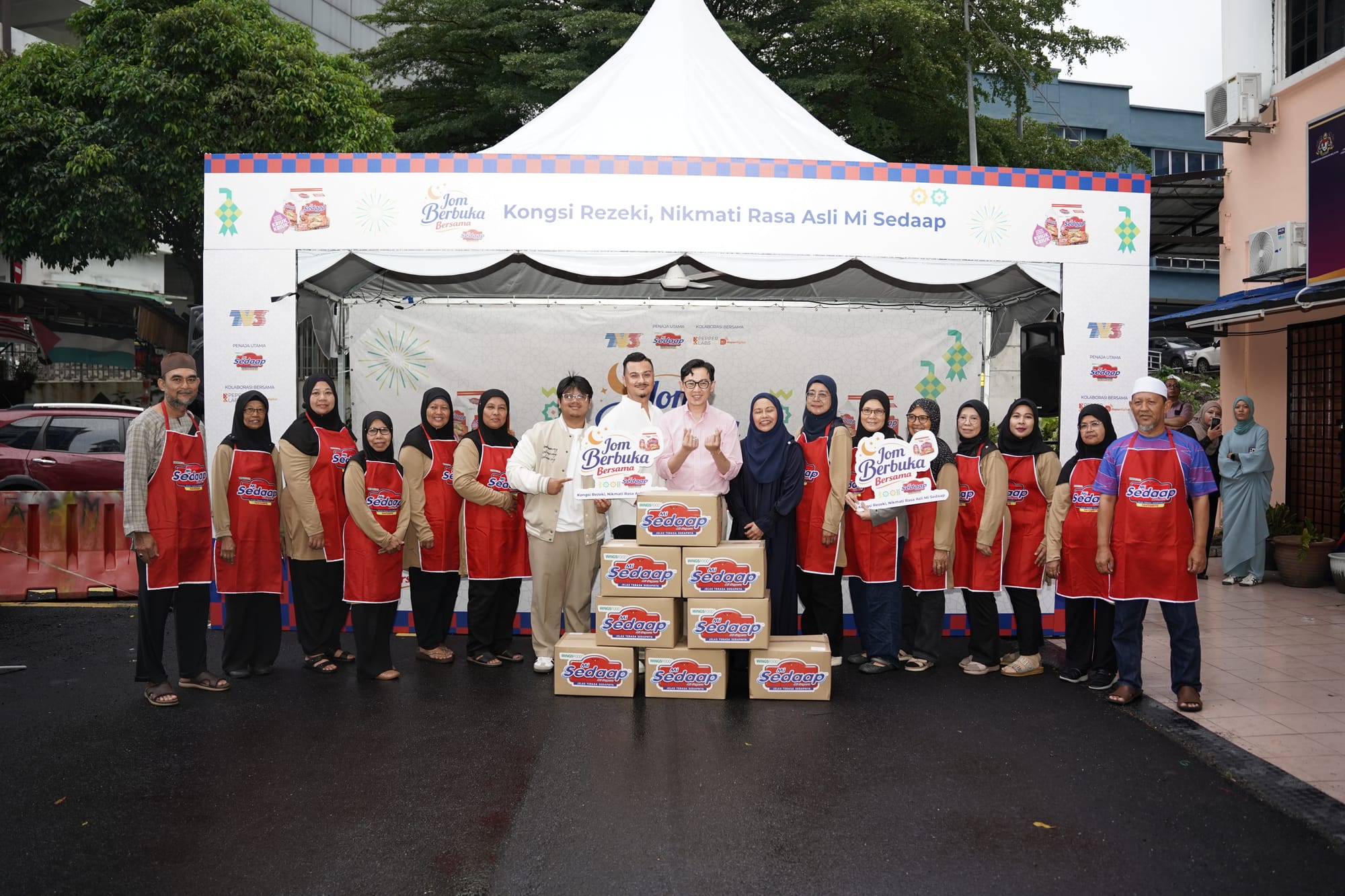 Mi Sedaap Jelajah PPR Lembah Klang Kongsi Rezeki Bersama Komuniti Ramadan