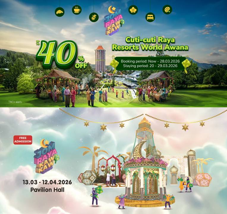 Jom Raya Kaw Kaw di Genting: Care Bears Warnai Syawal di Puncak Awan