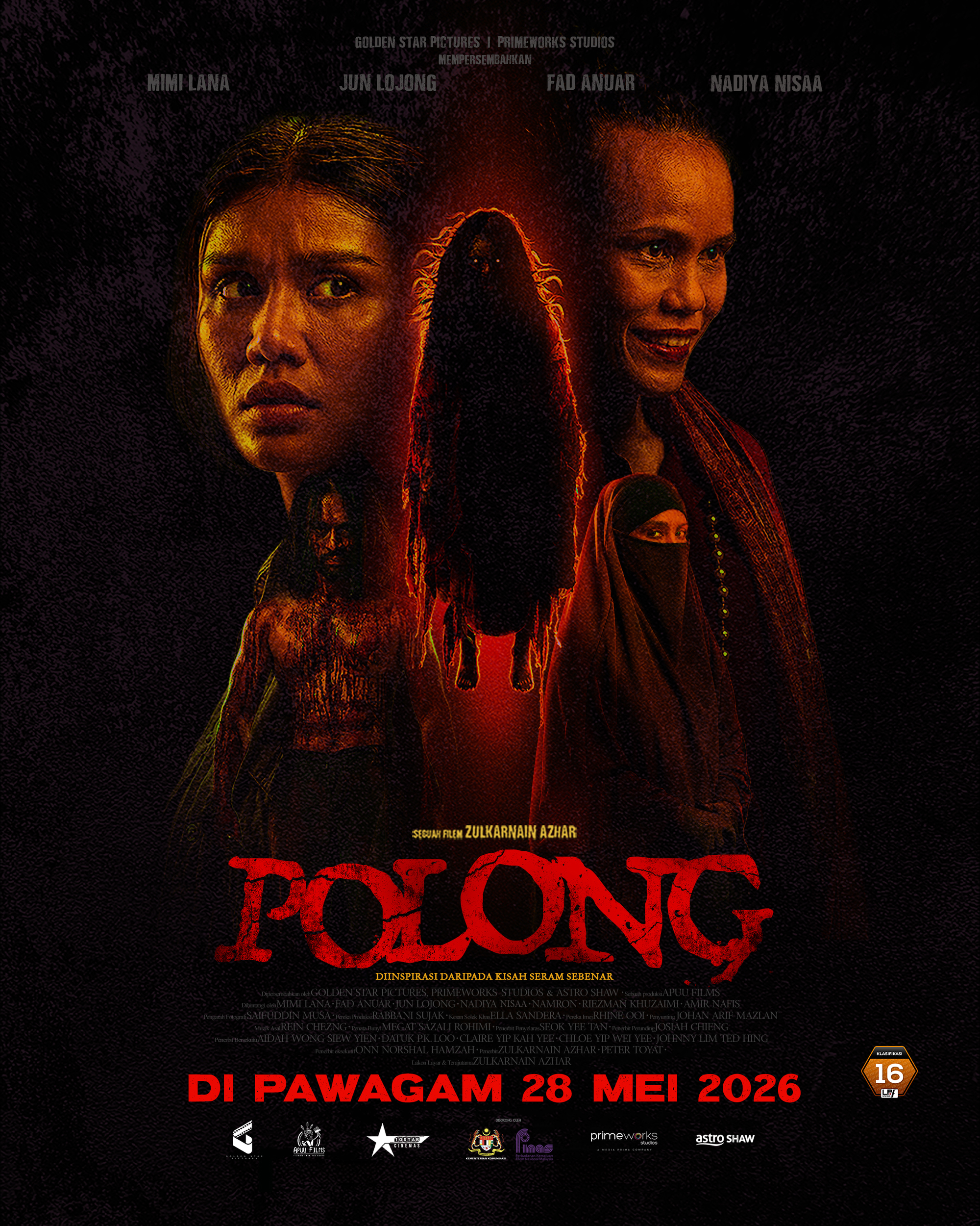 Dalam Gelap Panggung Macam Ada Suara Main Bisik-Bisik, Aura Mistik 'Polong' Serius Buat Rasa Takut Nak Balik