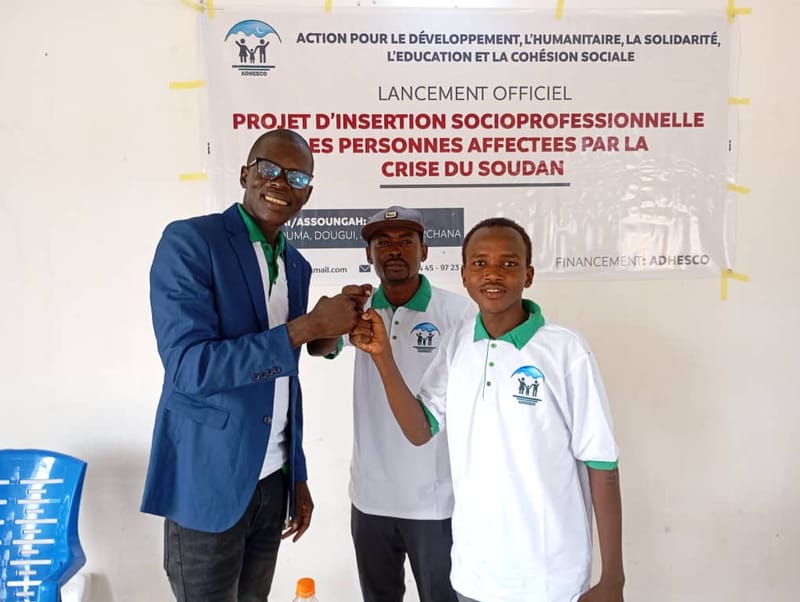 LANCEMENT DU PROJET D'INSERTION SOCIOECONOMIQUE (PIS)  إطلاق مشروع التكامل الاجتماعي والاقتصادي (PIS)