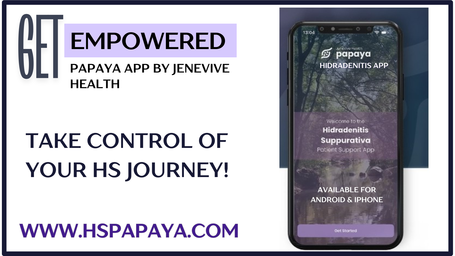 Free Hidradenitis Suppurativa App - 'Papaya by Jenevive