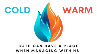 Cold packs and moist heat compresses may help with Hidradenitis Suppurativa