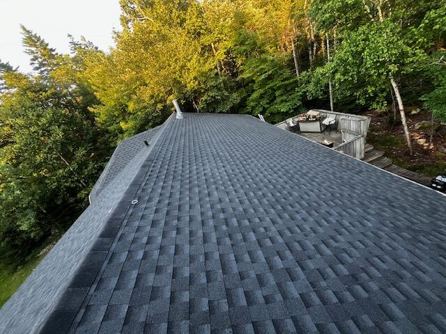 Shingle roof