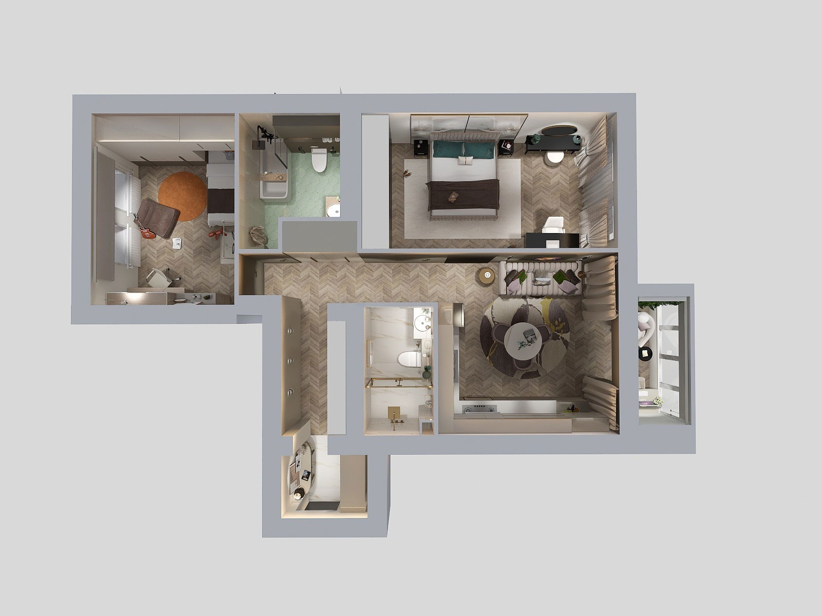 Blending Elegance and Functionality in a Compact Space