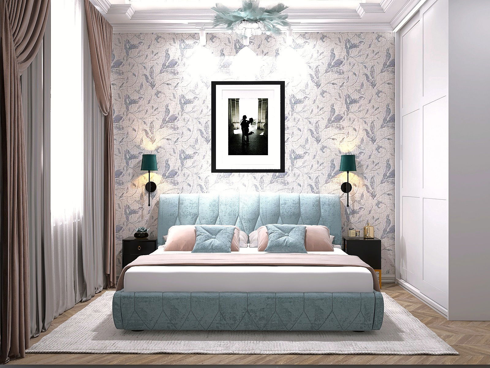 Creating a Neoclassical Inspired Luxurious home  in a small Space 