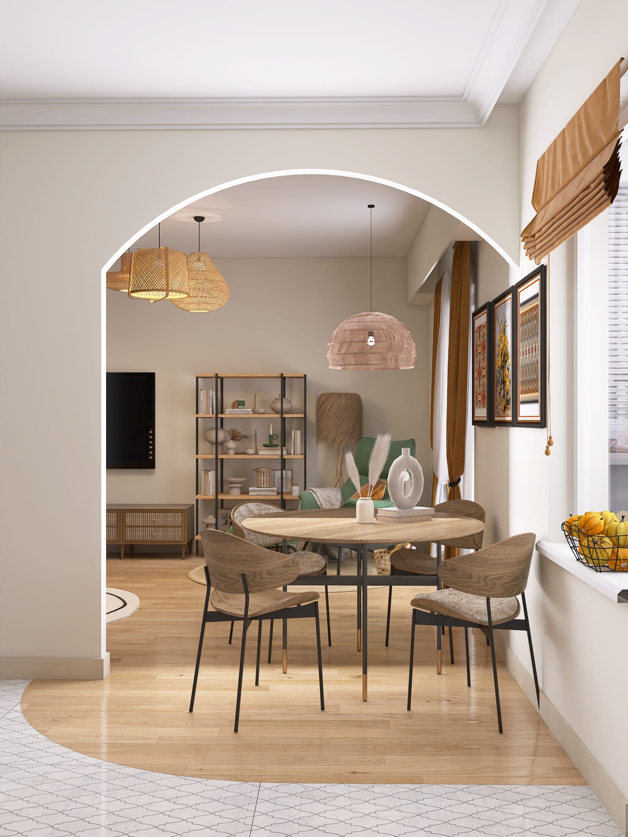 Cousy Bohemian Style with Eclectic Vibes in apartment for rent. 1 bedroom apartment, 54sqm. 