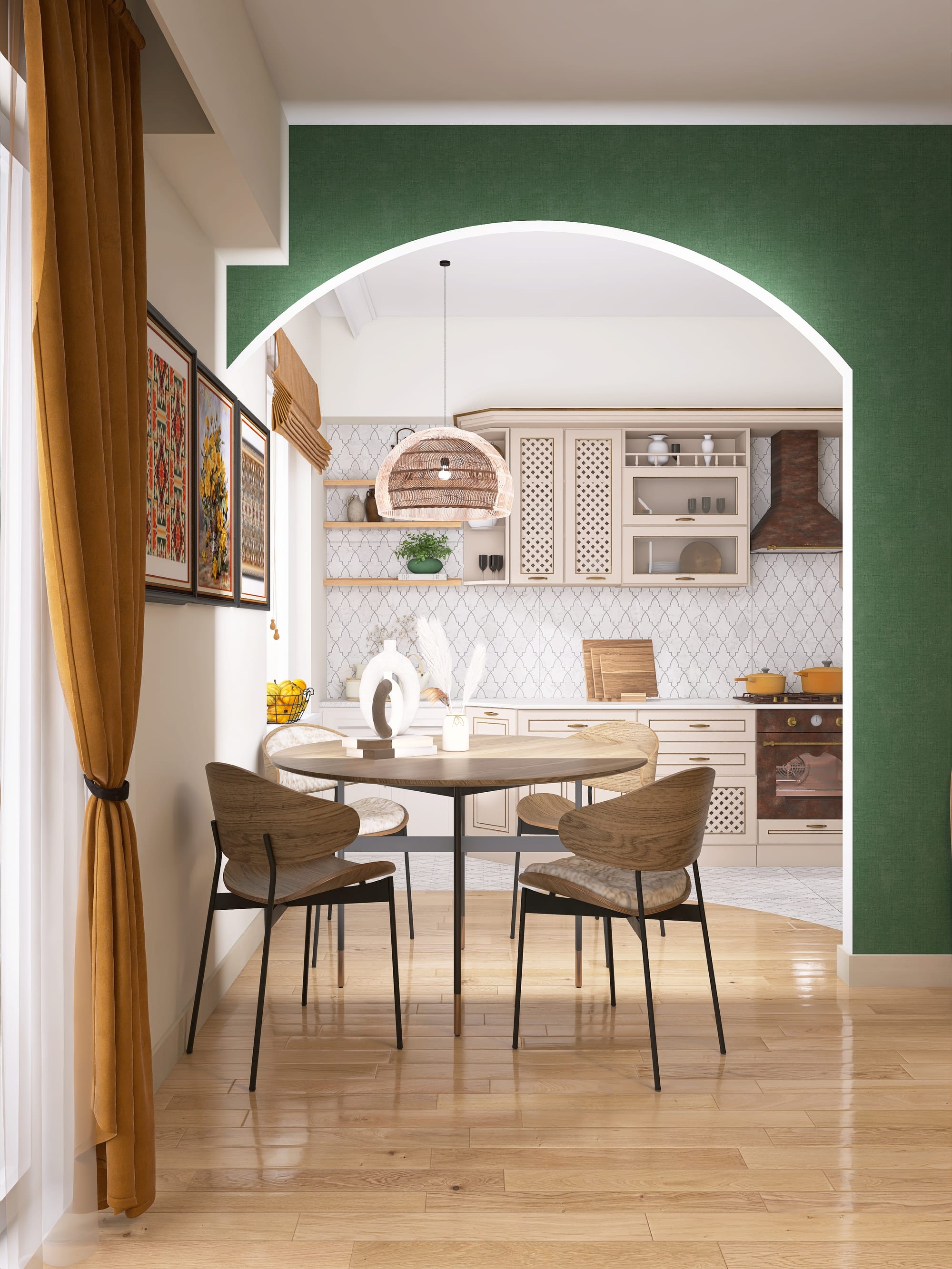 Cousy Bohemian Style with Eclectic Vibes in apartment for rent. 1 bedroom apartment, 54sqm. 