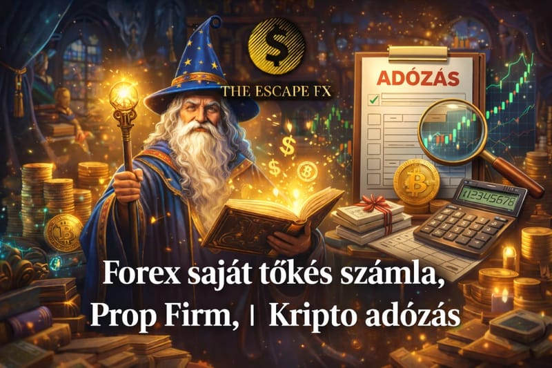 The Escape FX Podcast - Forex saját tőkés, Prop Firm jövedelem és Kriptovaluta adózás érthetően thumbnail