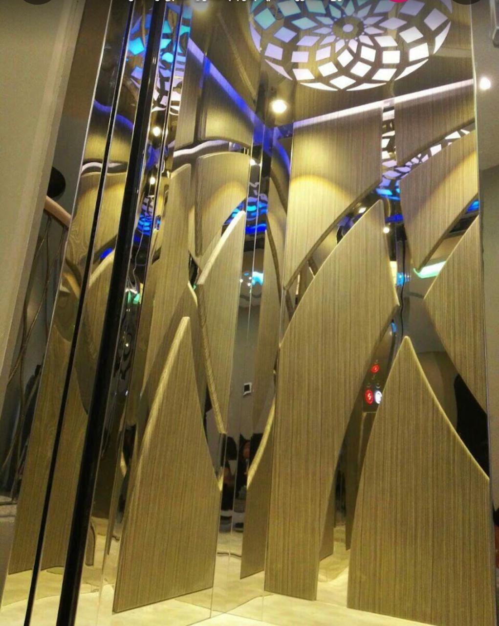 تصميم المصعد من الداخل