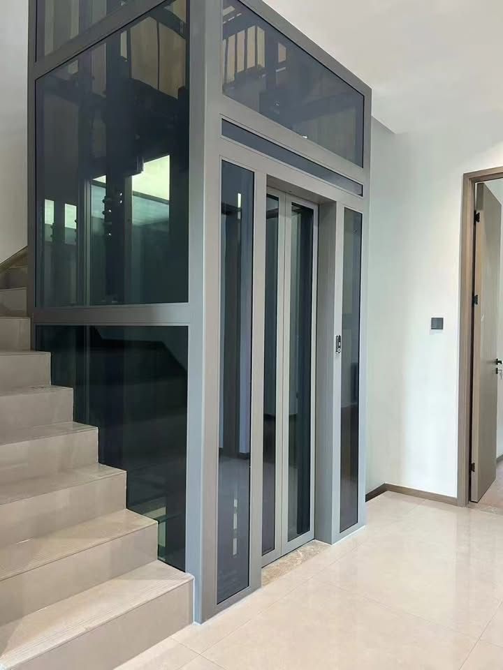 تاسيس هيكل مصعد في مكان غير مؤسس للمصعد