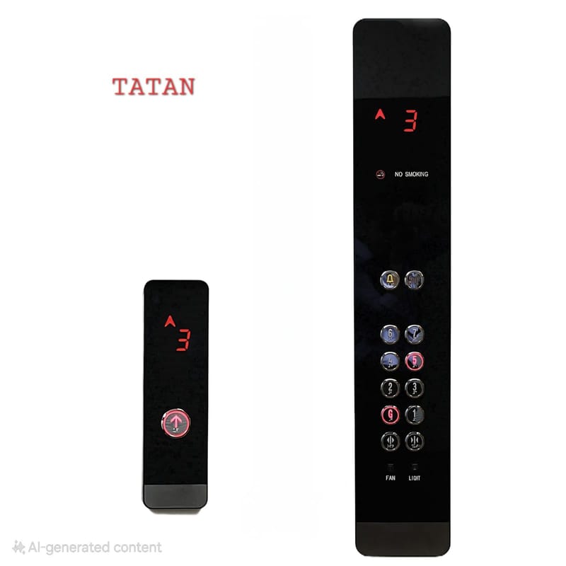 طلب مصعد داخلي تيتان اسود