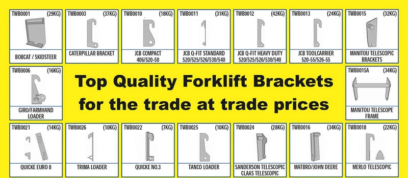 TWB Top Quality Forklift Brackets