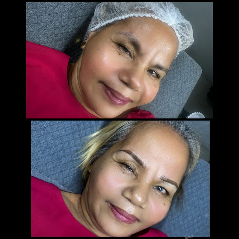 Combination of Nano Hair Strokes + Shading