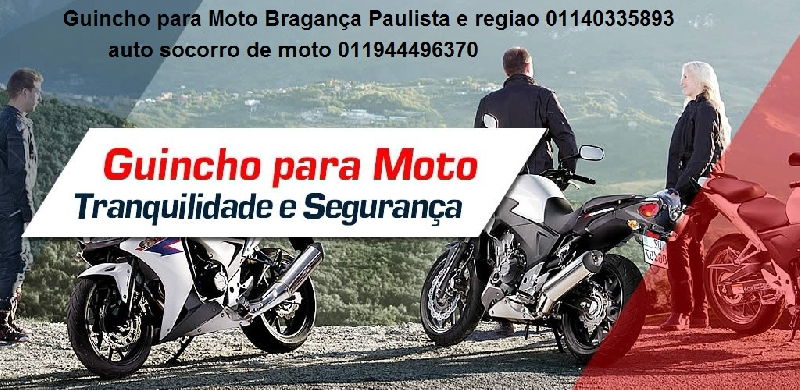 guincho para moto Bragança paulista sp