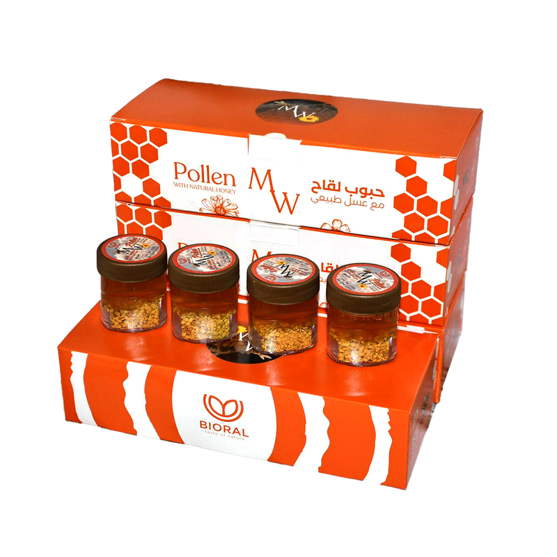 Pollen with natural honey