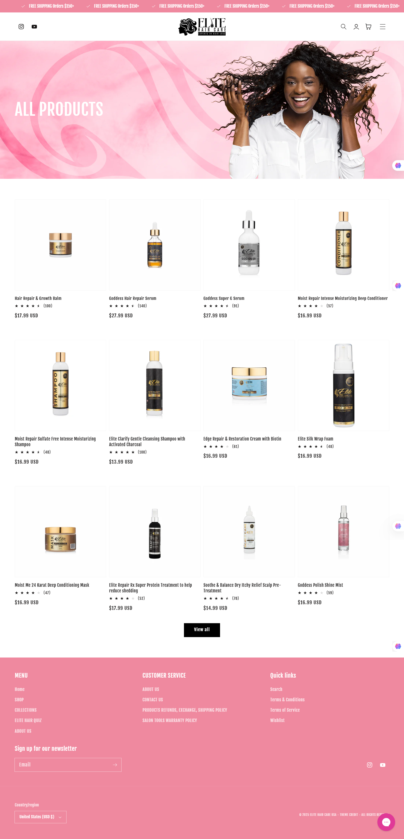 Hair Food Products and Stylist