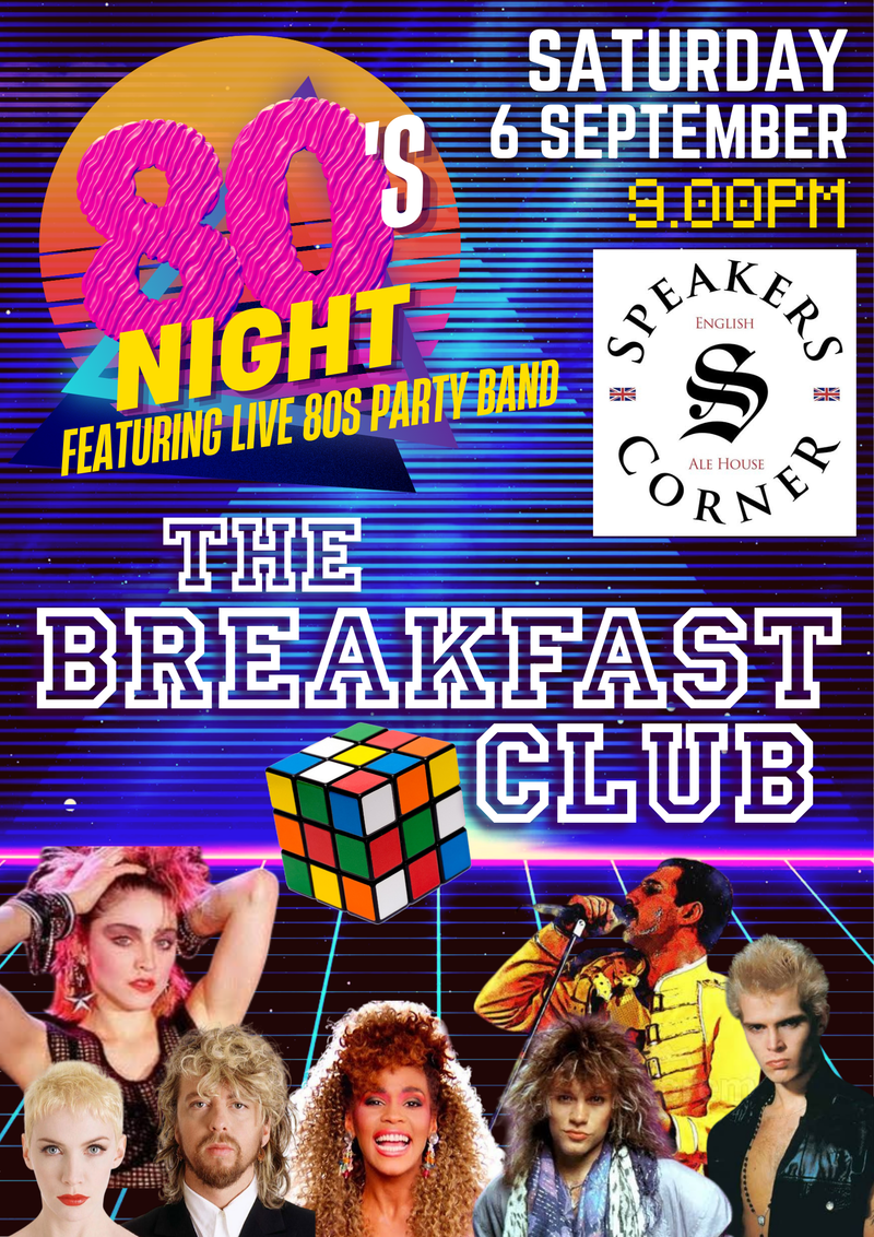 80's Night with "The Breakfast Club"