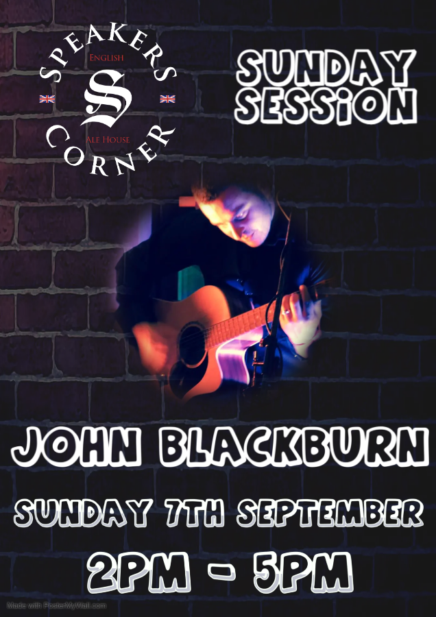 Sunday Live Music - John Blackburn