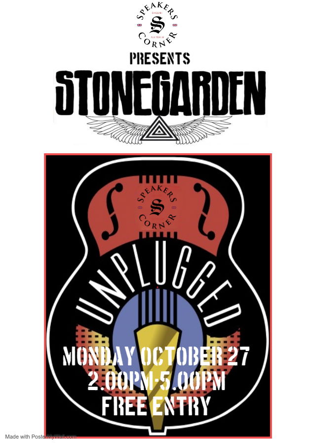 Monday Live Music - StoneGarden Unplugged