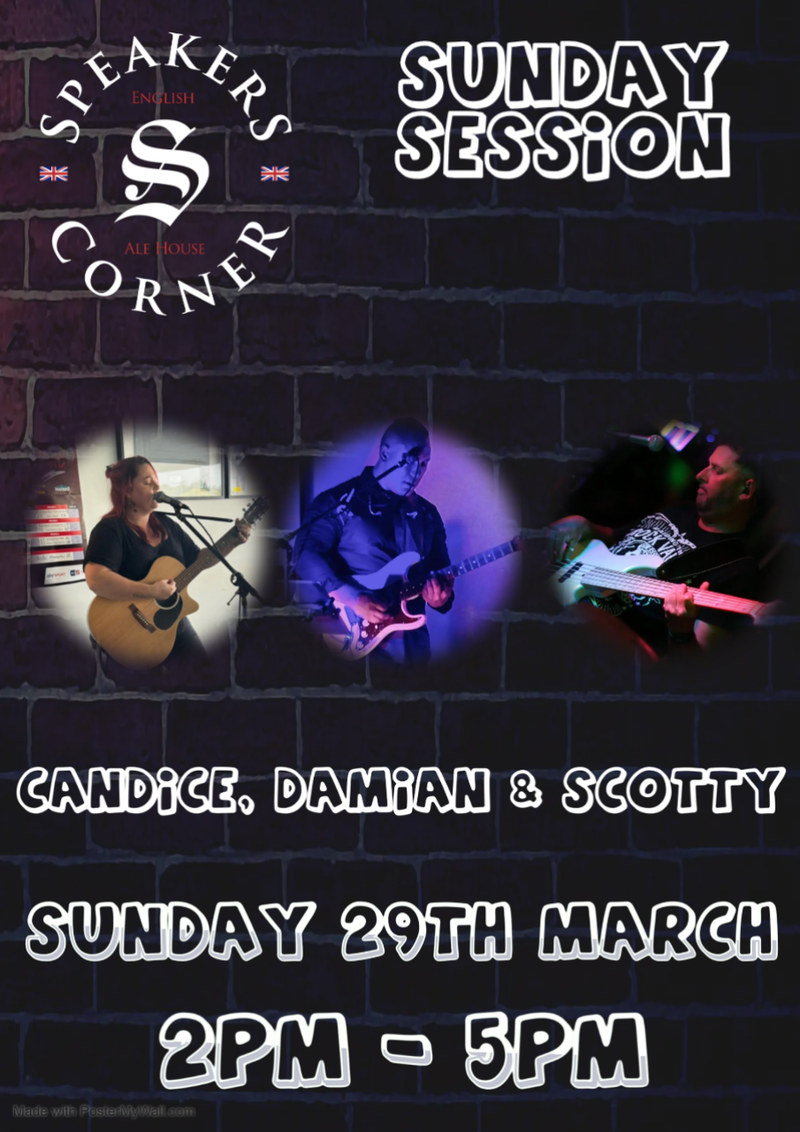 Sunday Live Music - Candice, Damian & Scotty