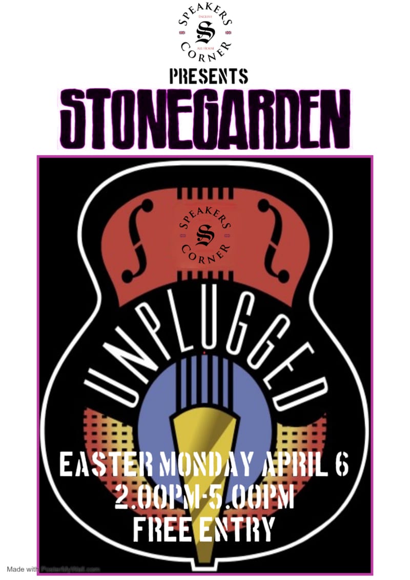 Monday Live Music - StoneGarden Unplugged