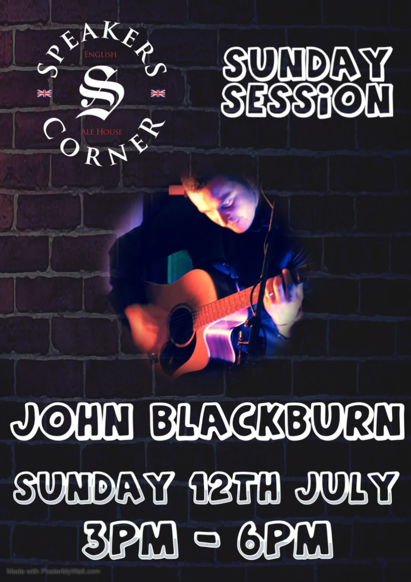 Sunday Live Music - John Blackburn