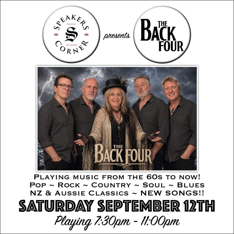 Live Music - The Back Four