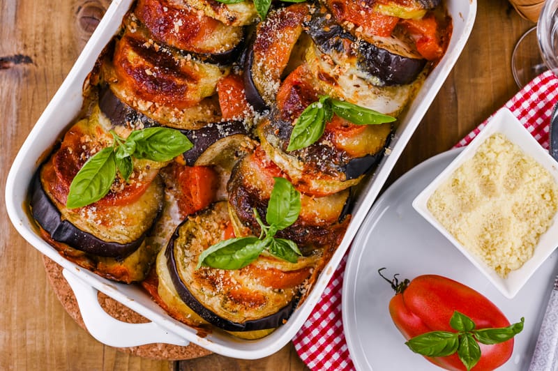 Roasted Aubergine Lasagne