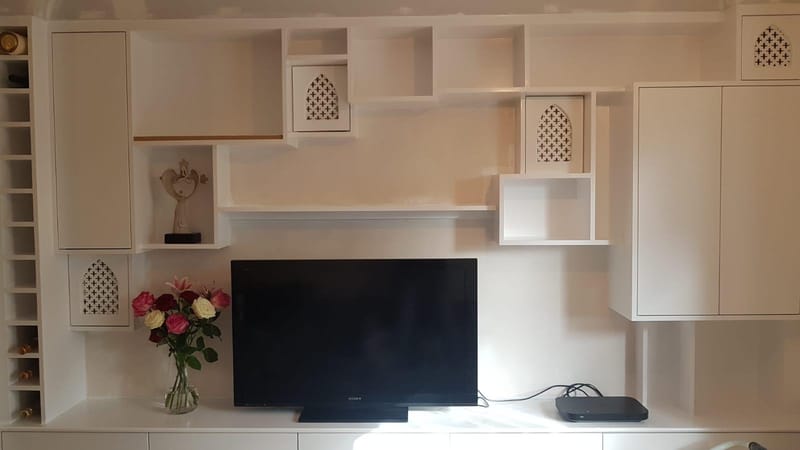 Bespoke Conceptual shelving and storage wall 