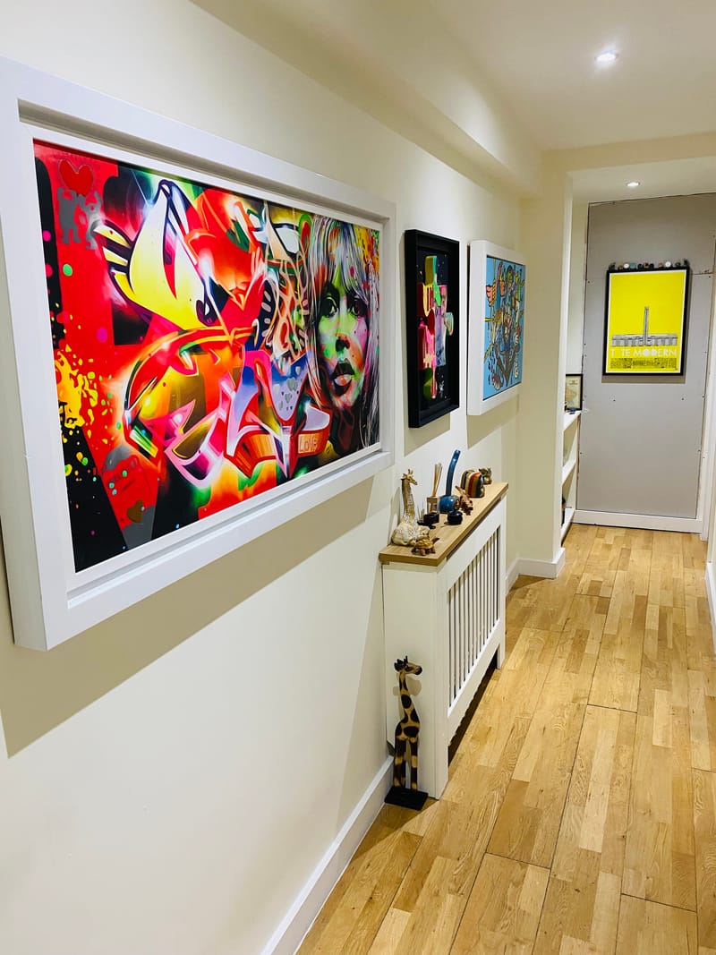 Picture hanging services in London