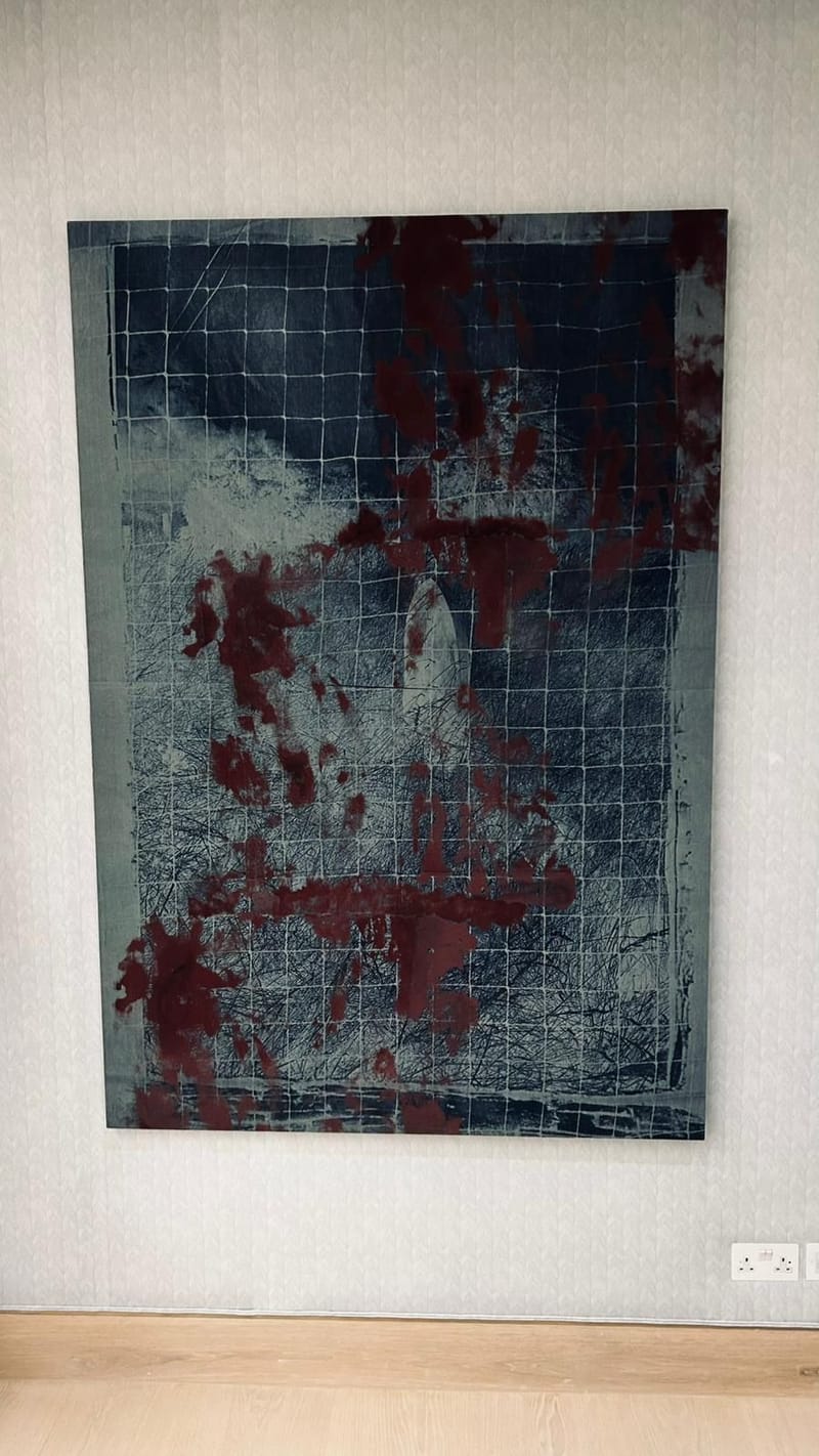 Fine art hanging in London