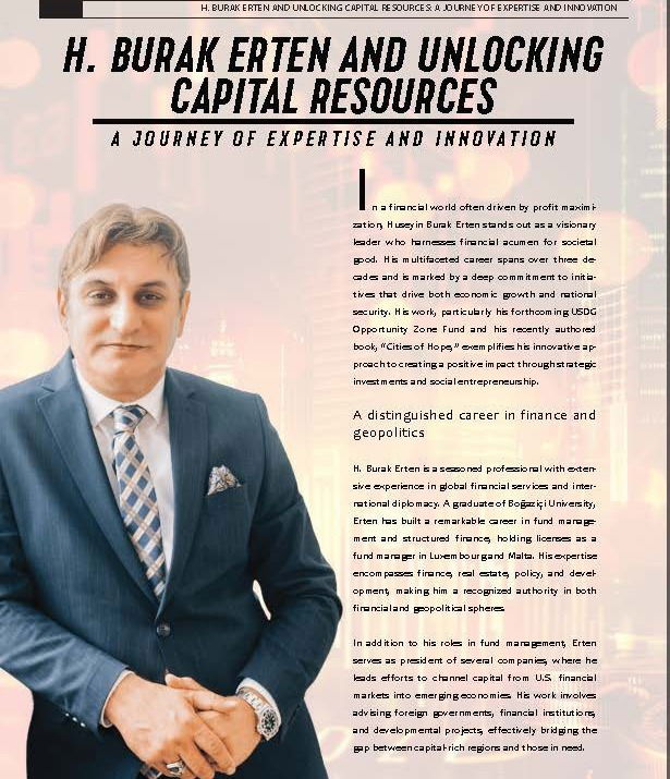 H. Burak Erten featured on NY Weekly Magazine