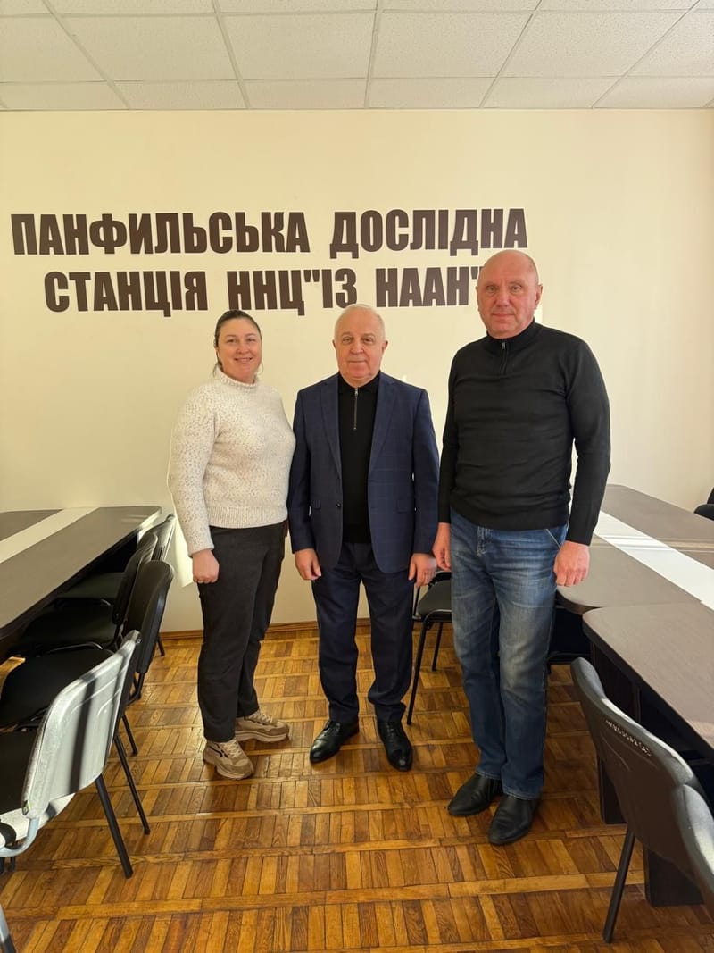 Візит президента НААН до Панфильської дослідної станції