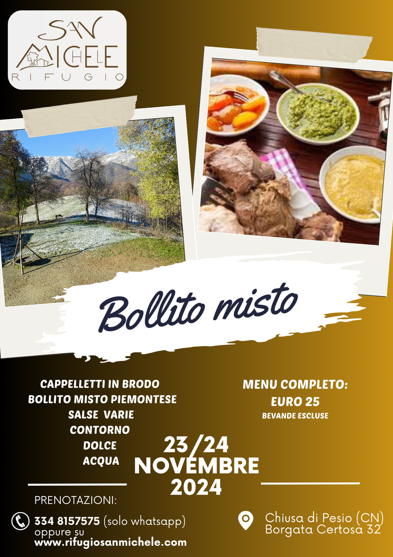 23/24 Novembre Bollito