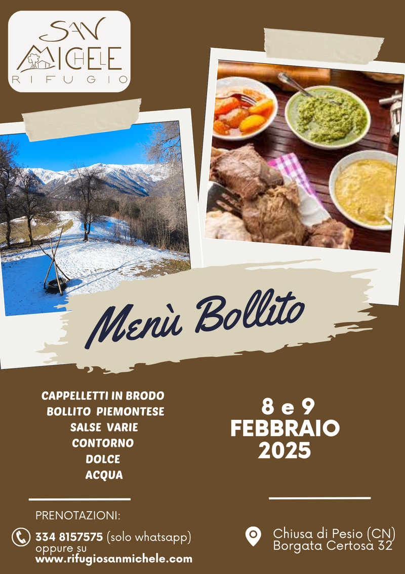 bollito 8/9 febbraio 2025