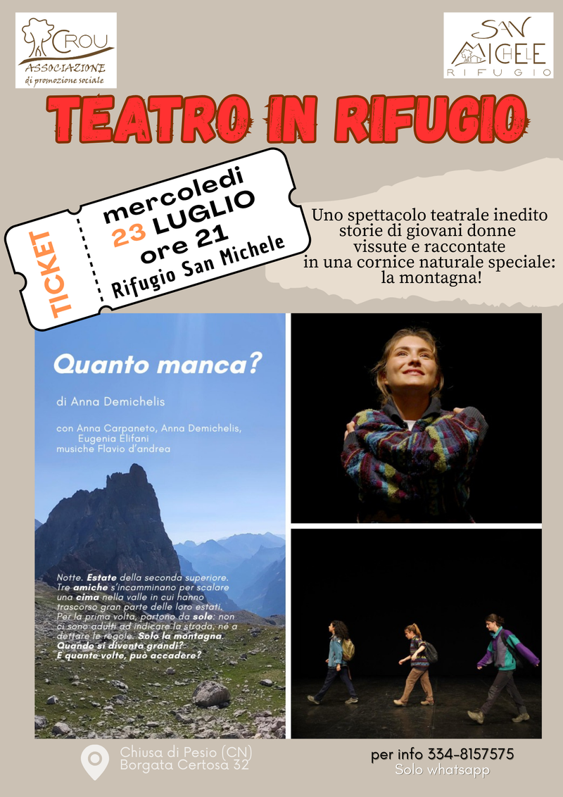 23/7 teatro in rifugio