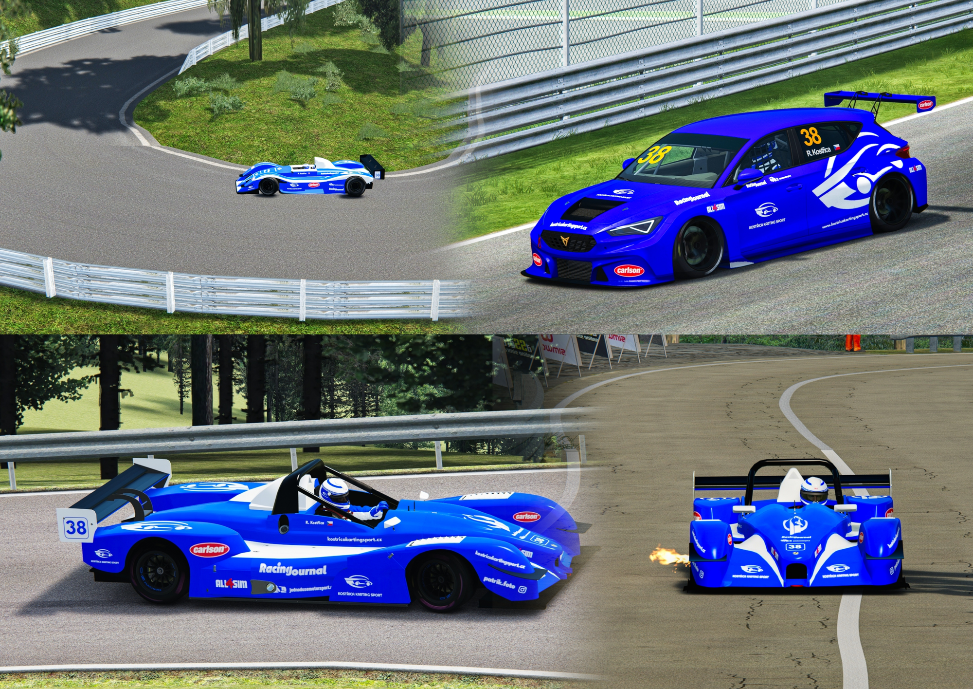 Kostřica Karting Sport stoupá vzhůru i ve virtuálním světě