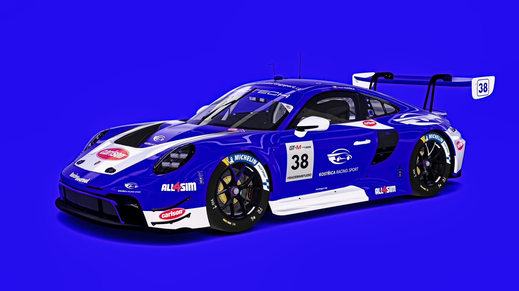 Simracing na úrovni detailu. Kostřica Racing Sport představuje okruhové Porsche 911 GT3 R