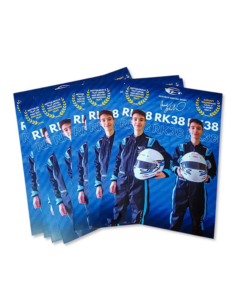 Plakát Roberta Kostřicu ze sezony 2024. Možnost podpisu.