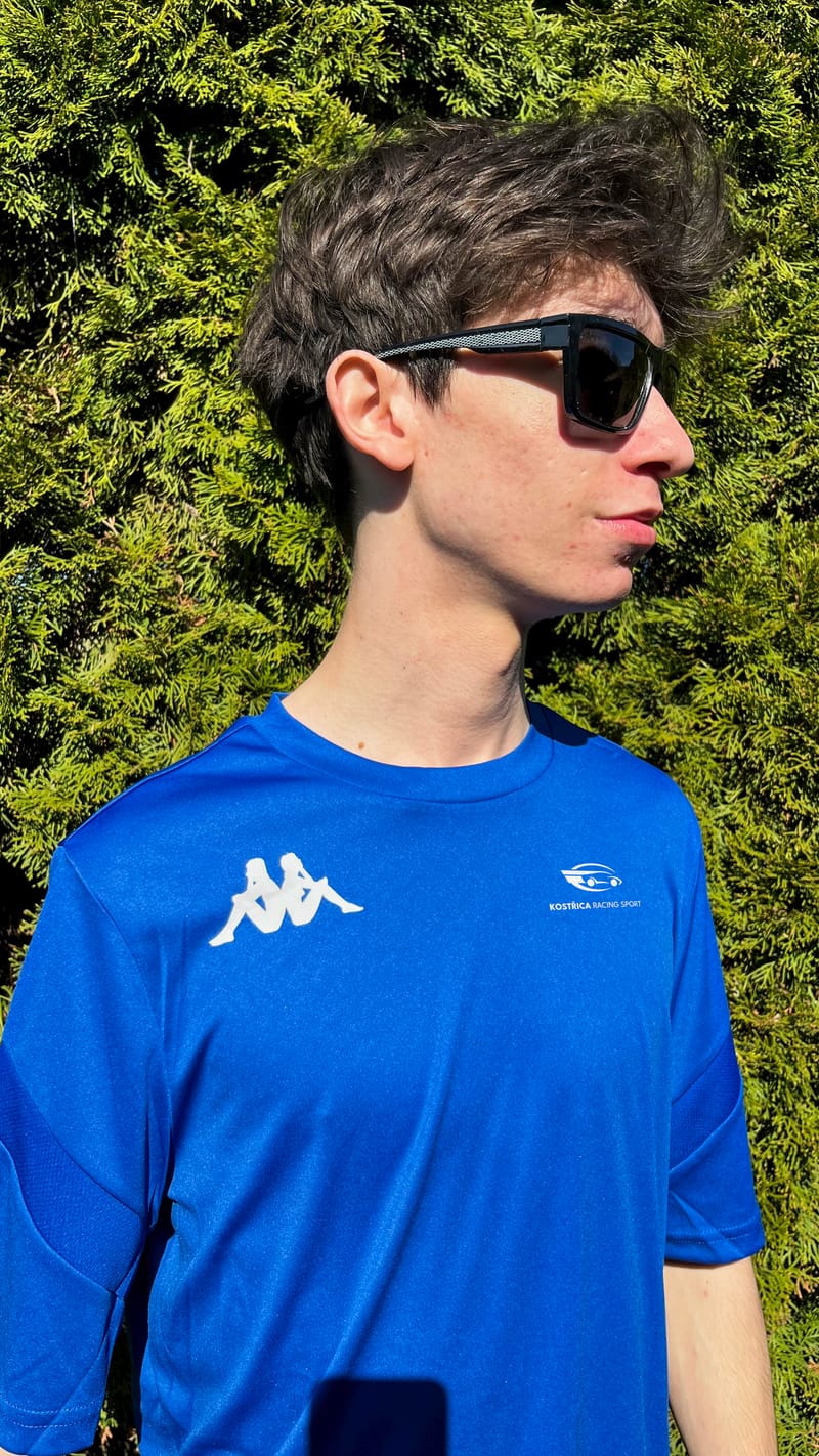 Týmové tričko Kostřica Racing Sport ve spolupráci se značkou Kappa.