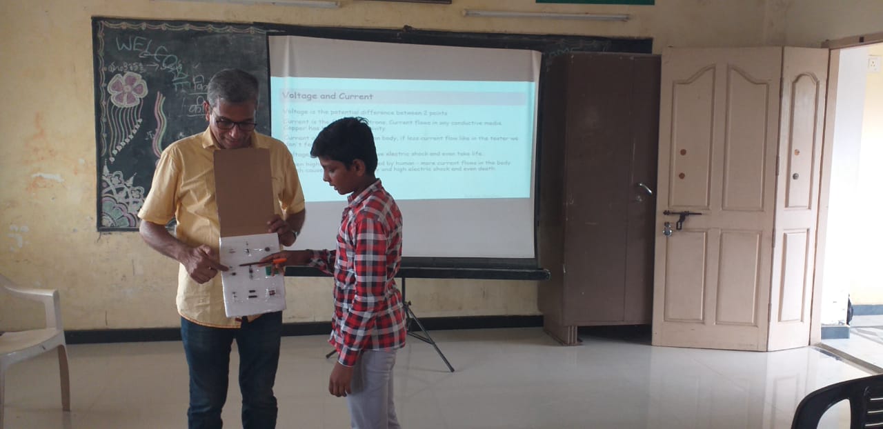 Skill development class in Electronics and Programming