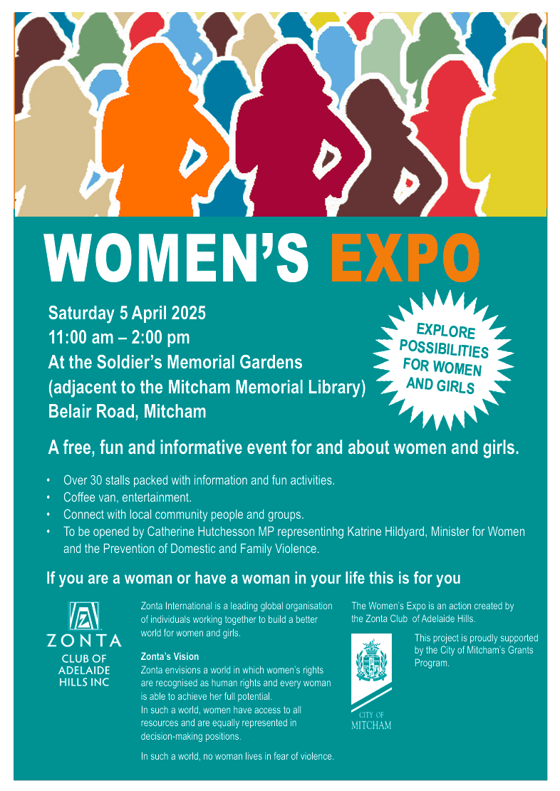 ZONTA Club of Adelaide Hills Women's Expo