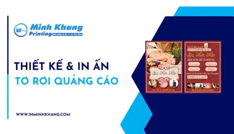 Dịch vụ in tờ rơi quảng cáo giá rẻ chất lượng cao